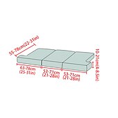 abordables Housse de fauteuil et d&#039;accoudoir de canapé-Housse de siège de canapé extensible canapé t coussin de siège housse de coussin élastique canapé fauteuil causeuse 3 places gris uni solide doux durable lavable