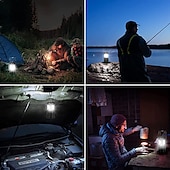 cheap Camping Lights &amp; Lanterns-LED Camping Lantern 30leds Outdoor Light Folding Portable Battery Powered LED Camping Tent Light for Outdoor Activities Camping Party Hiking Hurricane Emergency Power Outage Survival Kit