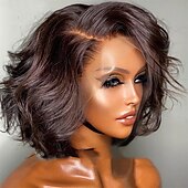 cheap Human Hair Lace Front Wigs-4x4x1 Lace Closure Wig 13x4x1/4x4x1 T Part Body Wave Wig Human Hair Wigs 150% 180% Density Peruvian Remy Hair Natural Wig