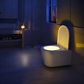 cheap Sensor Night Lights-2/6 pcs LED Motion Sensor Light Battery Operated Wireless Wall Lamp Night Light No Glare Corridor Closet LED Cabinet Door Light
