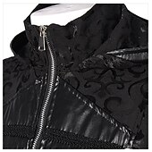 economico Cime-Retrò Vintage Punk &amp; Gotico Medievale Cappotto Mascherata Medico della peste Taglie Forti Jacquard Costume Per uomo Mascherata Feste Adulti Cappotto