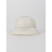 economico Cappelli per feste-eleganti fascinatori di lino dolce / cappelli con fiocco / copricapo da matrimonio / festa / sera di colore puro 1pc