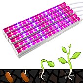 billiga LED Växtljus-30cm led växtljus ac85-265v 6w t5 rör fullspektrum fytolampor för växter grönsaksblommor frön fytoplantor lampa led växtodlingslampa eu us uk au plug