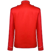 economico Cime-Cappotto Uniforme militare Giacca da circo Principe Aristocratico Retrò Vintage Rococò Medievale Adulti Per uomo Mascherata Feste Carnevale di Venezia Vestirsi
