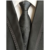 billige Slips og sløyfer til herrer-Herre Slips Kontor Bryllup Herre Formell Stil Moderne Stil Jacquard Mote Jacquardvevnad Formell Virksomhet Formell kveld