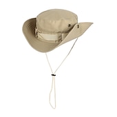 cheap Outdoor Headwear-Fishing Sun Boonie Hat Waterproof Summer UV Protection Safari Cap Outdoor Wide Brim Hunting Hat Army Green Dark Green Khaki for Hunting Fishing Climbing Bucket Hat