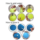 levne Hračky na pláž a venku-1/2/3 ks hračka bublinkový míč s pumpou 27/47 palců dovolená skákací míč elastický super velký plážový balón nafukovací legrační hračka míč pro zahradu venkovní vnitřní hru vánoční dárek