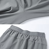 baratos Calças e Calções-Homens Shorts de caminhada Verão Ao ar livre Respirável Secagem Rápida Bolso Com Zíper Leve Calças Capri Calças Com Cordão Cintura elástica Exército verde sete Cáqui Sete Pesca Alpinismo Praia M L XL