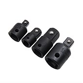 cheap Drill Bit Set-1/4 3/8 1/2  Sleeve Adapter Converter Drive Socket Wrench Adapter Wrench-sleeve Joint Converter Hand Tools