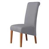 cheap Dining Chair Cover-Dining Chair Covers, Burgundy Stretch Chair Cover, Spandex High Back Chair Protector Covers Seat Slipcover with Elastic Band for Dining Room,Wedding