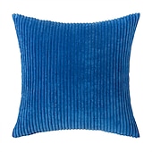 cheap Textured Throw Pillows-Decorative Toss Pillows Corduroy Pillow Cushion Cover Bedside Sofa Back Cushion Office Lumbar Solid Color Pillow Cover Without Core Pink Blue Sage Green Purple Yellow