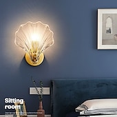cheap Indoor Wall Lights-2pcs Crystal Wall Lamp E14 Lamp Cap Postmodern Luxury LED Wall Lamp Champagne Crystal Wall Lamp is Suitable for Bedroom Bedside Aisle Study TV Background Wall Lamp