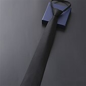 baratos Gravatas e Laços Borboleta para Homem-Gravata masculina de trabalho/casamento/cavalheiro - estilo formal listrado/estilo moderno/gravata de festa clássica gravatas de trabalho de negócios de alta qualidade para homens gravata vermelha gravata formal moda masculina