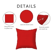 cheap Textured Throw Pillows-Decorative Toss Pillows 1pc Soft Plush Pillow Cover Solid Colored Candy color Multicolor Simple Square Zipper Traditional Classic Outdoor Cushion for Sofa Couch Bed Chair Pink Blue Purple Yellow