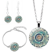 abordables Parures de Bijoux-Femme Colliers Rétro Vintage Extérieur Fleur Parures