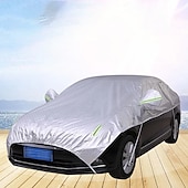 preiswerte Auto-Abdeckungen-Starfire Sonnenschirm regenfester Sonnenschutz hagelfest Wärmeisolierung universell echtes Oxford-Stoff Autojacke spezielles Halbabdeckungsmodell