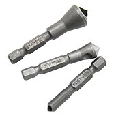 cheap Drill Bit Set-90 Degrees Hex Shank Inch System Inclined Hole Chamfering Cutter Internal Chip Removal Spot Facer Chamferer Deburring Woodworking
