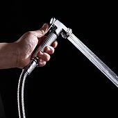 abordables Grifos de ducha-sistema de ducha juego de grifería montado en la pared, cabezal de ducha de lluvia de 9 pulgadas ducha de mano rociador de mano con soporte acabados electrochapados/pintados montaje interior válvula de cerámica ducha de baño