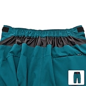 economico Pantaloncini, calzamaglie e pantaloni da uomo-WOSAWE Pantaloncini da uomo in mountain bike con pantaloncini da uomo imbottiti cinguali imbottiti rimovibili in ciclismo in poliestere estate in bici imbottiti