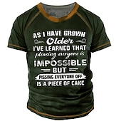 Men's Letter Graphic Prints Graphic Tee Funny T Shirts Old Man T Shirt Short Sleeve T shirt 3D Print Crew Neck Shirt Vintage Sports Designer Outdoor Street Daily Black Army Green Navy Blue Summer cheap Men's Funny T shirts-Men's Letter Graphic Prints Graphic Tee Funny T Shirts Old Man T Shirt Short Sleeve T shirt 3D Print Crew Neck Shirt Vintage Sports Designer Outdoor Street Daily Black Army Green Navy Blue Summer