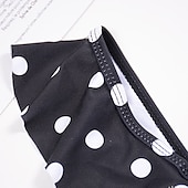 preiswerte Vintage-Bademode-Tupfen Retro Vintage 1950er Bademode Badeanzug Tupfen Damen Maskerade Party / Abend Junggesellinnenabschiedsparty Erwachsene Oberteil Shorts