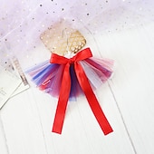 economico Abbigliamento e Accessori per Cani-bandiera americana cane bandana papillon tornante tutu gonna - forniture costume patriottico cane per cani di piccola taglia gatti cucciolo