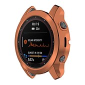 cheap Smartwatch Case-2 Pack Watch Case Compatible with Garmin Fenix 7S / Fenix 7 / Fenix 7X Scratch Resistant Ultra-thin Shockproof Soft TPU Watch Cover