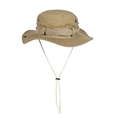 cheap Outdoor Headwear-Fishing Sun Boonie Hat Waterproof Summer UV Protection Safari Cap Outdoor Wide Brim Hunting Hat Army Green Dark Green Khaki for Hunting Fishing Climbing Bucket Hat