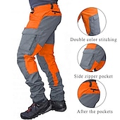 abordables pantalones activos para hombre-Hombre Pantalones cargo Pantalones de trabajo Pantalones de chándal Ropa de calle Bloque de color Al aire libre Ripstop Transpirable Multi bolsillo Reductor del Sudor Prendas de abajo 6 bolsillos