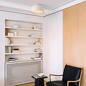 economico Lampade da soffitto con dimmer-38 cm plafoniera dimmerabile in stile nordico led alluminio sala da pranzo soggiorno camera da letto 220-240v