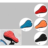 cheap Bikes &amp; Components-Bike Seat Saddle Cover / Cushion Breathable Comfort 3D Pad Silicone Silica Gel Cycling Road Bike Mountain Bike MTB Black Red Blue