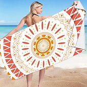 economico Accessori per valigie e borsoni da viaggio-telo mare, teli mare in microfibra di grandi dimensioni per i viaggi, asciugamano ad asciugatura rapida per nuotatori teli mare a prova di sabbia per donne uomini ragazze, fantastici teli piscina