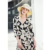 voordelige Feesthoeden-leuke Style Bruiloft Poly / katoenmix hoed met Sjerp / Lint / Veters / Gevlochten bandje 1 stuk Casual / Verjaardag / Melbourne Cup Helm