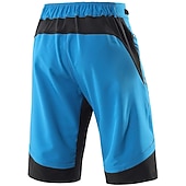 זול מכנסיים, טייצים ומכנסיים קצרים לגברים-בגדי ריקוד גברים מכנסי רכיבה באגי מכנסי אופניים אופניים מכנסיים קצרים מכנסיים קצרים רחבים התאמה רגועה רכיבת הרים רכיבת כביש ספורט 3D לוח ייבוש מהיר רוכסן עמיד למים רך שחור ירוק צבא ביגוד