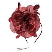 billige Tilbehør og mer-Retro / vintage 1950-tallet 1920-tallet Hodeplagg Party-kostyme Fascinator-hatt Dame Maskerade Fest / aften Utdrikningslag Voksne Hodeplagg