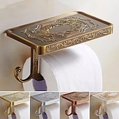 cheap Toilet Paper Holders-Toilet Paper Holder Multifunction Antique Zinc Alloy 1PC - Bathroom