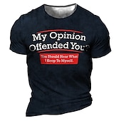 billiga t-shirts i stora storlekar för män-Herr Plusstorlekar T-shirt Stor och lång Bokstav Rund hals Mönster Kortärmad Sommar Sport Designer Ledigt Stor och hög Utomhus Gata Blast