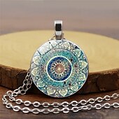 abordables Parures de Bijoux-Femme Colliers Rétro Vintage Extérieur Fleur Parures