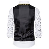 economico Cime-Retrò Vintage Rococò Vittoriano Mascherata Gilet Principe Ricamo Costume Per uomo Mascherata Festa / Sera Carnevale di Venezia Adulti Gilet