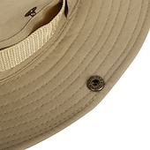 cheap Outdoor Headwear-Fishing Sun Boonie Hat Waterproof Summer UV Protection Safari Cap Outdoor Wide Brim Hunting Hat Army Green Dark Green Khaki for Hunting Fishing Climbing Bucket Hat