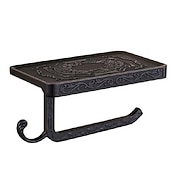 cheap Toilet Paper Holders-Toilet Paper Holder Multifunction Antique Zinc Alloy 1PC - Bathroom