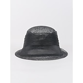 economico Cappelli per feste-eleganti fascinatori di lino dolce / cappelli con fiocco / copricapo da matrimonio / festa / sera di colore puro 1pc