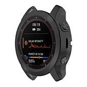 cheap Smartwatch Case-2 Pack Watch Case Compatible with Garmin Fenix 7S / Fenix 7 / Fenix 7X Scratch Resistant Ultra-thin Shockproof Soft TPU Watch Cover