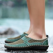 economico Scarpe Casual Slip-On-mocassini slip-on da uomo in rete traspirante – scarpe da guida casual leggere con suola antiscivolo per l'estate