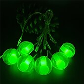 cheap Plug String Lights-10M 60LED Wishing Ball String Lights 16-Color Full-Color Changing Light Bulb with Remote Control Timing Dimmable Christmas Fantasy Holiday Party Courtyard Garden Decoration USB EU US UK Plug 1 Set