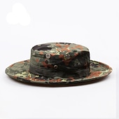 abordables Gorros-gorra táctica del ejército de camuflaje para hombres y mujeres sombrero boonie militar sombrero para el sol sombrero de pesca gorra de ala ancha al aire libre protección uv transpirable secado rápido sombrero que absorbe el sudor para la caza pesca escala
