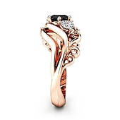 preiswerte Ringe-Ring Party Klassisch Roségold Kupfer Einfach Elegant 1 Stück  Damen  Hochzeit  Geschenk um zu beeindrucken