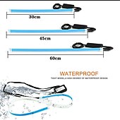 billige Neon LED-lys-2stk led drl billys kjøreliste lys fleksibel vanntett auto frontlykter bremse flow tube lys blink hvit gul blå 12v 30/45/60cm med driver