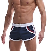 baratos Calções Estilo Casual-Homens Shorts de Corrida Calções atléticos Shorts de Academia Calções de um terço da maratona Retro Calças Atlético Verão Algodão Secagem Rápida Macio Pavio Humido Respirável Treino de Ginástica