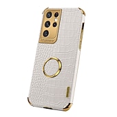 cheap Samsung Cases-Phone Case For Samsung Galaxy S24 S23 S21 S20 Ultra Plus FE A54 A34 A14 A71 A51 A31 Note 20 Ultra 10 Plus A12 A32 S25 Ultra Back Cover Portable Ring Holder Magnetic Solid Colored PU Leather